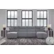 Modmax Salt And Pepper Performance Fabric Power Reclining Sectional
