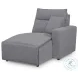 Modmax Salt And Pepper Performance Fabric Power Reclining Sectional