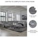 Modmax Salt And Pepper Performance Fabric 6 Piece Power Reclining Sectional