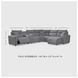 Modmax Salt And Pepper Performance Fabric 6 Piece Power Reclining Sectional