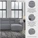 Modmax Salt And Pepper Performance Fabric 4 Piece Power Reclining Sectional with Chaise