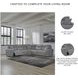 Modmax Salt And Pepper Performance Fabric 5 Piece Power Reclining Sectional
