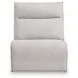 Modmax II Stone Performance Fabric 6 Piece Modular Power Reclining Sectional with Storage Console and USB Charging