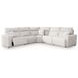 Modmax II Stone Performance Fabric 5 Piece Modular Power Reclining Sectional with USB Charging