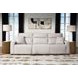 Modmax II Stone Performance Fabric Modular Power Reclining Sofa with USB Charging