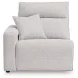 Modmax II Stone Performance Fabric Modular Power Reclining Sofa with USB Charging