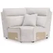 Modmax II Stone Performance Fabric 6 Piece Modular Power Reclining Sectional with Storage Console and USB Charging