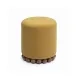 Dex Amber Performance Vegan Mohair Upholstered Round Ottoman
