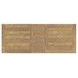 Hendricks Rustic Wheat and Raven 102" Extendable Rectangular Dining Table