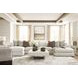 Stonecroft Manor Snowstone 4 Piece Modular Sectional Chaise with Pillows