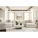 Stonecroft Manor Snowstone 4 Piece Modular Sectional Chaise with Pillows
