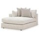 Stonecroft Manor Snowstone 4 Piece Modular Sectional Chaise with Pillows