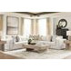Stonecroft Manor Snowstone 5 Piece Modular Sectional with Pillows