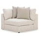 Stonecroft Manor Snowstone 6 Piece Modular Sectional with RAF Chaise and Pillows