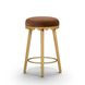 Oodle Bronze Performance Vegan Mohair Upholstered Counter Height Stool
