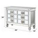 Varian Antique Platinum 6 Drawer Server