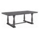 Bernard Weathered Gray Oak 84" Rectangular Dining Table