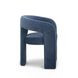Malone Denim Blue Performance Fabric Upholstered Dining Chair