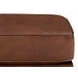 Lachlan Pecan Leather Upholstered Rectangular Ottoman