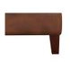 Lachlan Pecan Leather Upholstered Rectangular Ottoman