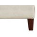 Lachlan Vanilla Leather Upholstered Rectangular Ottoman