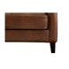 Lachlan Pecan Leather Upholstered Accent Chair