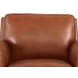 Lachlan Nutmeg Leather Upholstered Accent Chair