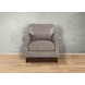Lachlan Stone Leather Upholstered Accent Chair