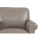 Lachlan Stone Leather Upholstered Accent Chair