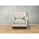 Lachlan Vanilla Leather Upholstered Accent Chair