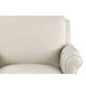 Lachlan Vanilla Leather Upholstered Accent Chair