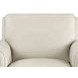 Lachlan Vanilla Leather Upholstered Accent Chair