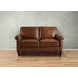 Lachlan Pecan Leather 60" Loveseat