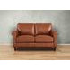 Lachlan Nutmeg Leather 60" Loveseat