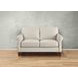 Lachlan Vanilla Leather 60" Loveseat