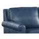 Lachlan Navy Leather 60" Loveseat
