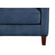 Lachlan Navy Leather 84" Sofa