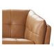 Sorella Cinnamon Leather Upholstered Accent Chair