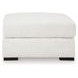 Kendrie Chalk Performance Fabric Upholstered Square Accent Ottoman