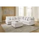 Kendrie Chalk Performance Fabric 3 Piece Modular Sectional