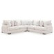 Kendrie Chalk Performance Fabric 3 Piece Modular Sectional