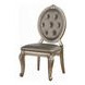 Northville Antique Silver Upholstered Side Chair Set of 2