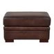 Danforth Caramel Leather Upholstered Rectangular Ottoman