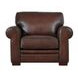 Danforth Caramel Leather Upholstered Accent Chair
