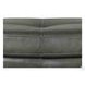 Bexley Ash Leather Upholstered Oval Ottoman with Nailhead Trim