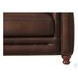 Bexley Caramel Leather Upholstered Accent Chair with Nailhead Trim