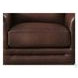 Bexley Caramel Leather Upholstered Accent Chair with Nailhead Trim