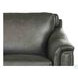 Bexley Ash Leather Upholstered Accent Chair with Nailhead Trim