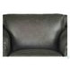 Bexley Ash Leather Upholstered Accent Chair with Nailhead Trim