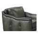 Bexley Ash Leather Upholstered Accent Chair with Nailhead Trim